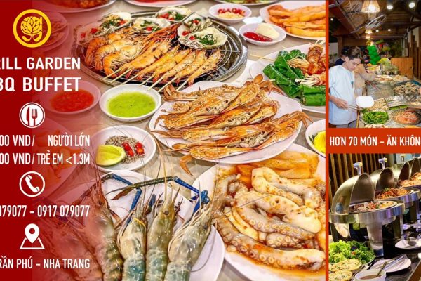 BBQ và Seafood Buffet mặt tiền biển Nha Trang